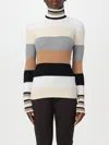 Liu •jo Knitted Polo Top In Natural