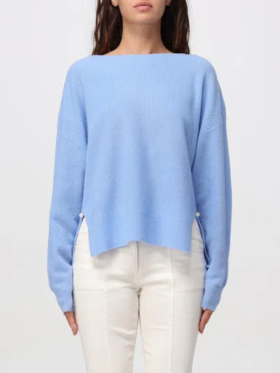 LIU •JO SWEATER LIU JO WOMAN COLOR NAVY,H21872045
