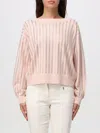 Liu •jo Sweater Liu Jo Woman Color Pink In Neutral
