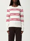 Liu •jo Sweater Liu Jo Woman Color White In Multi
