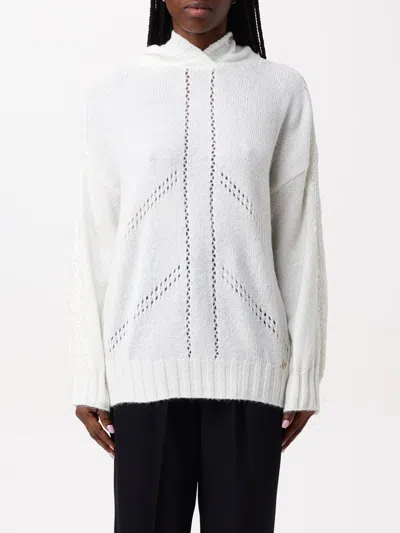 Liu •jo Sweater Liu Jo Woman Color White In Weiss