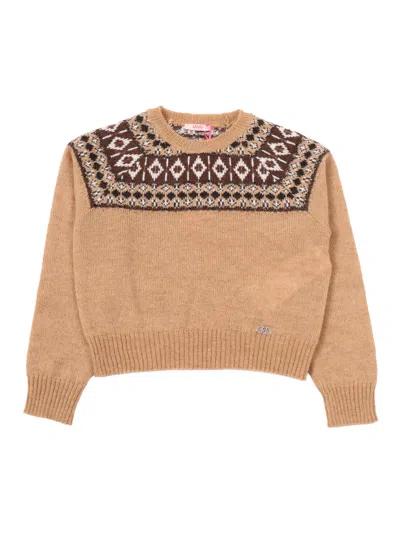 Liu •jo Kids' Sweater In Neutral
