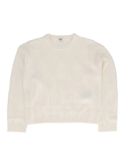 Liu •jo Kids' Jumper In Neutral