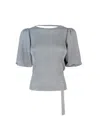 Liu •jo Maglia In Lurex Argento In Silver