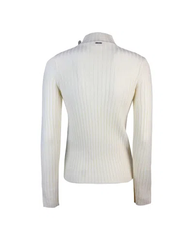 Liu •jo Liu Jo Logo Sweater In White