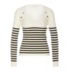 Liu •jo Striped Sweater In White