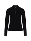 Liu •jo Sweater With Strings In Black