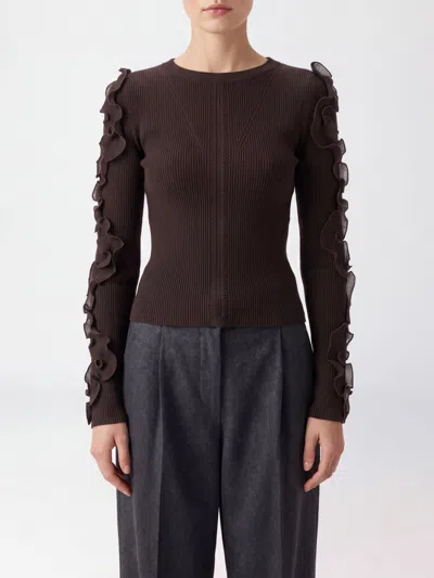 Liu •jo Liu Jo Sweater Woman In Brown