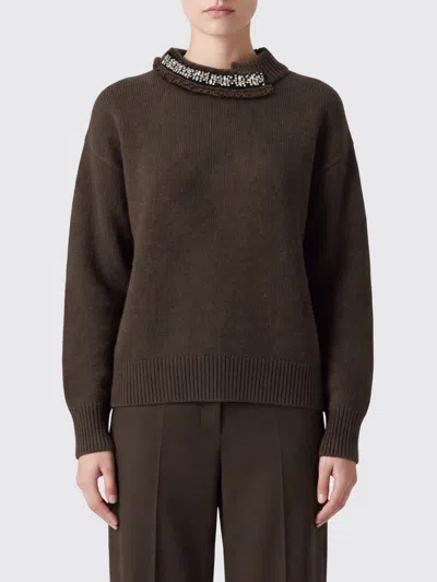 Liu •jo Liu Jo Sweater Woman Color Brown