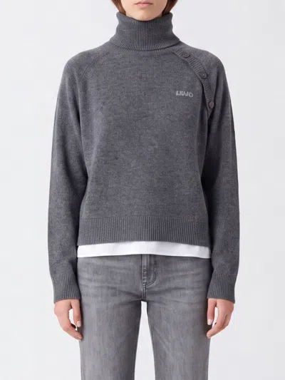 Liu •jo Liu Jo Sweater Woman Color Grey