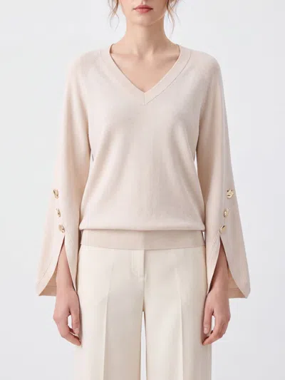 Liu •jo Liu Jo Sweater Woman Color Yellow Cream