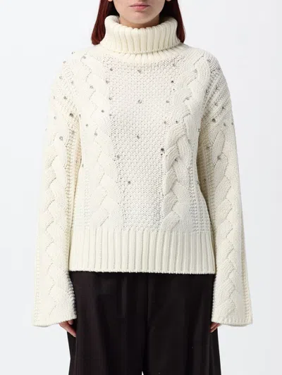 Liu •jo Liu Jo Sweater Woman In Neutral