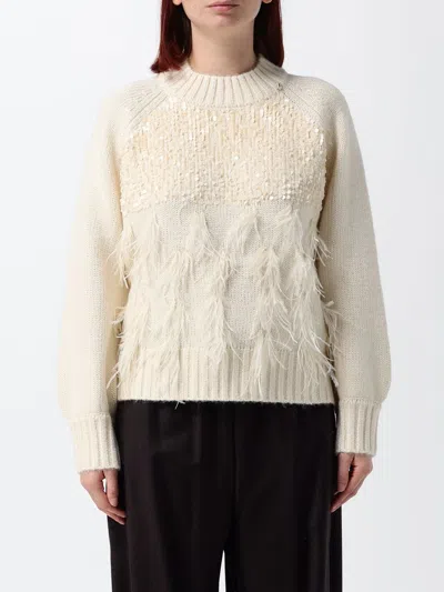 Liu •jo Liu Jo Sweater Woman In Neutral