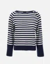 Liu •jo Liu Jo Blue Pullover With Bat Sleeves