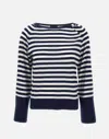 Liu •jo Liu Jo Blue Pullover With Bat Sleeves