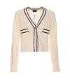 Liu •jo Liu Jo Sequins Cardigan In Beige