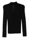 Liu •jo Long Sleeves Top In Black