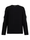 Liu •jo Embellished Cut-out Top In Black