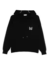 Liu •jo Logo-embellished Hoodie In Black
