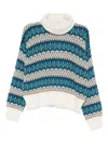 Liu •jo Patterned Turtleneck Sweater In Multi