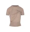 Liu •jo Short Sleeves Sweater In Neutral