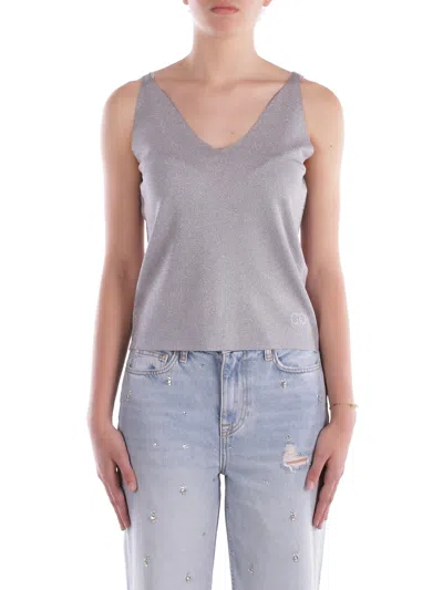 Liu •jo Liu Jo Sweaters Silver In Argento Chiari E Naturali