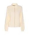 Liu •jo Zip Sweatshirt Stud Applications In White