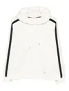 Liu •jo Lace-insert Hoodie In White