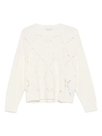 Liu •jo Liu Jo Sweaters In White
