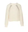 Liu •jo Lurex-detail Sweater In White