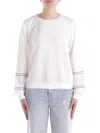 Liu •jo Liu Jo Sweaters In White Milk Bianco