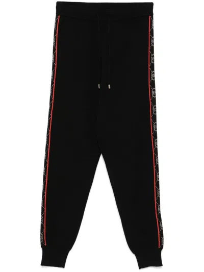 Liu •jo Sweatpants With Logo In Black