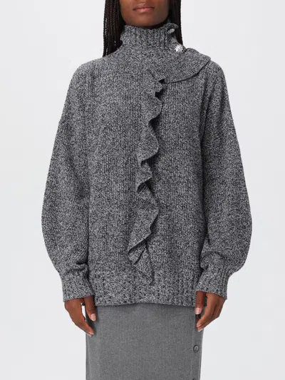 LIU •JO SWEATER LIU JO WOMAN COLOR GREY,H43928020