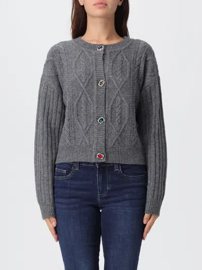 LIU •JO SWEATSHIRT LIU JO WOMAN COLOR GREY,H52664020