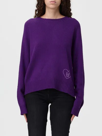 Liu •jo Sweatshirt Liu Jo Woman Color Violet In Pink