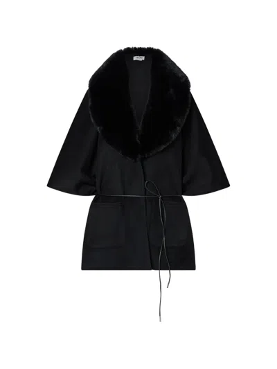 Liu •jo Liu Jo Coat Woman Color Black In Blue