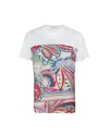 Liu •jo Cotton T-shirt In White With Print In M9556