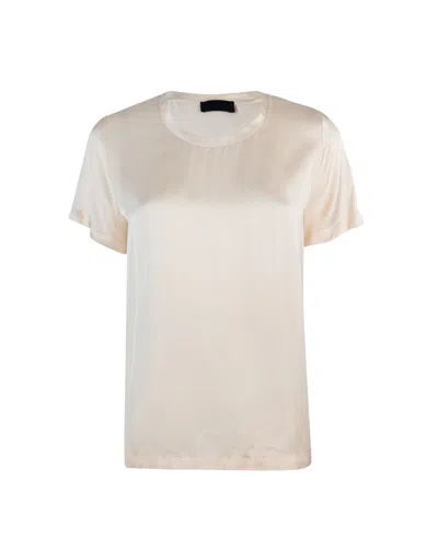LIU •JO T-SHIRT FLUIDA IN VISCOSA