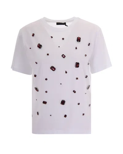 Liu •jo T-shirt Gemme Bianco Ottico In White