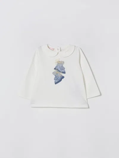 Liu •jo Babies' T-shirt Liu Jo Kids Color Blue In White