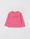 Liu •jo T-shirt Liu Jo Kids Color Cyclamen In Pink