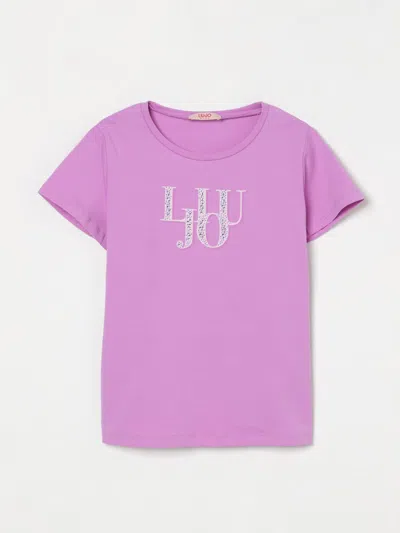 Liu •jo Kids' T-shirt Liu Jo Kinder Farbe Violett