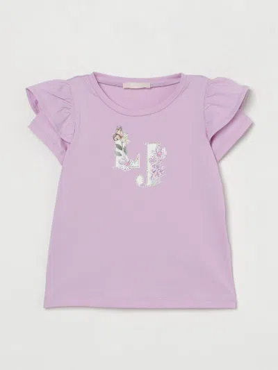Liu •jo T-shirt Liu Jo Kids Color Wisteria