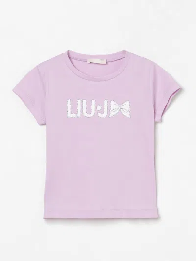 Liu •jo T-shirt Liu Jo Kids Color Wisteria