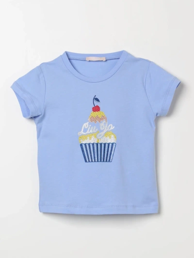 Liu •jo T-shirt Liu Jo Kids Kids Colour Gnawed Blue