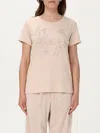 Liu •jo T-shirt Liu Jo Woman Color Beige In ベージュ
