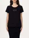Liu •jo T-shirt Liu Jo Woman Color Black 1 In ブラック 1