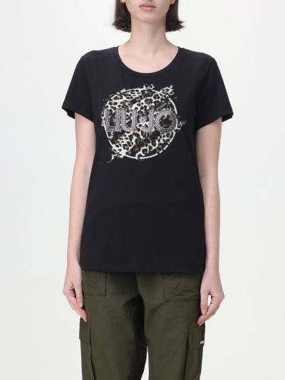 Liu •jo T-shirt Liu Jo Woman Color Black 1 In Black 1