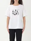 Liu •jo T-shirt Liu Jo Woman Color Black In White