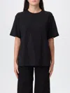 Liu •jo T-shirt With Rhinestones In Black